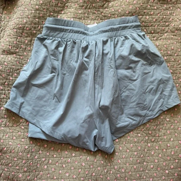 Gymshark Women's Athletic Light Blue Shorts - Picture 2 of 6